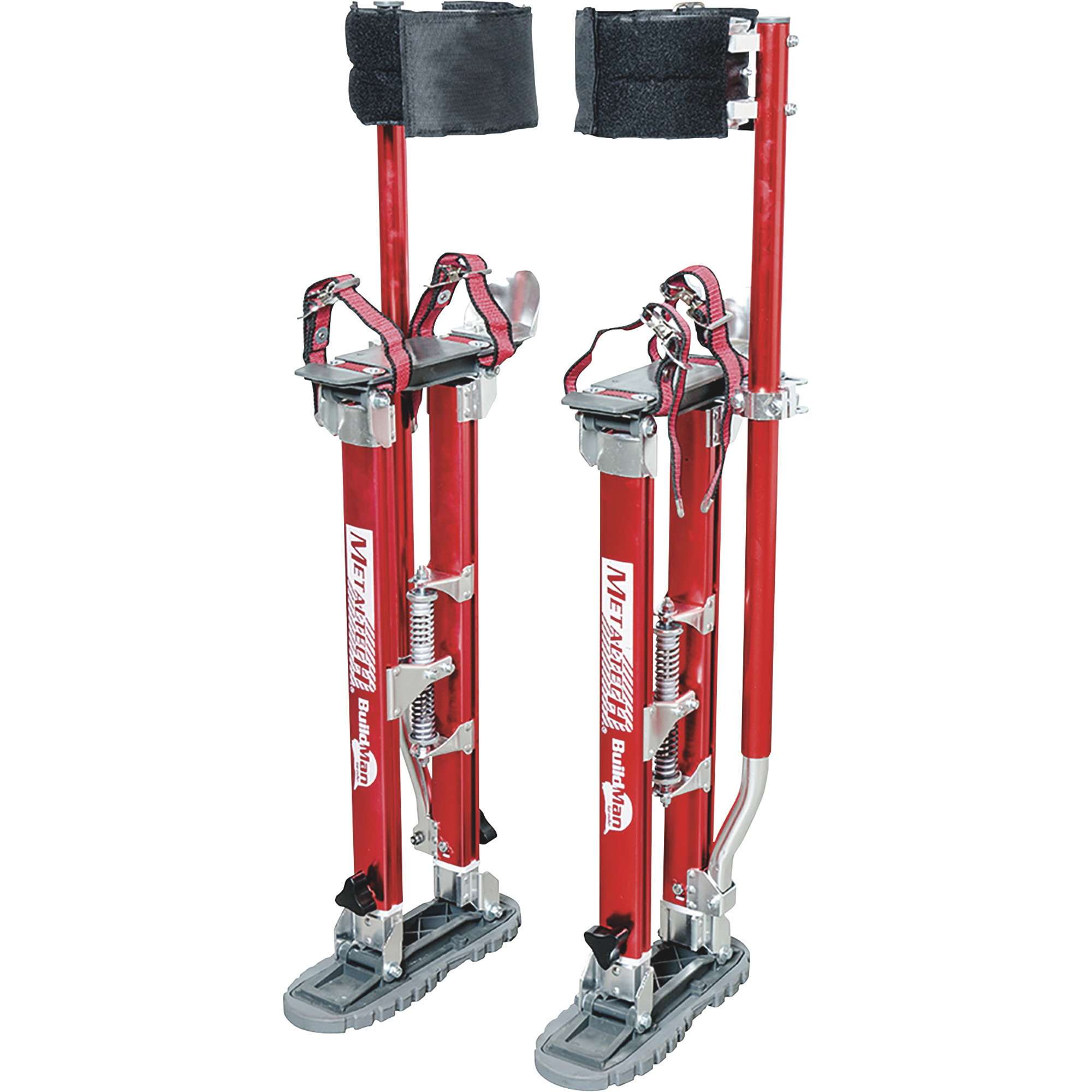 Metaltech 24in.-40in. Pair Drywall Stilts, 225-lb. Capacity, Model# I-BMDS2440